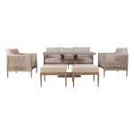 Aiamööblikomplekt MEDINA 7-osaline, beež - Image 4