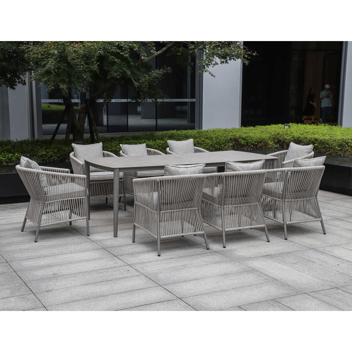 Laud SILVA 220x100xH75 cm, hallikasbeež - Image 7