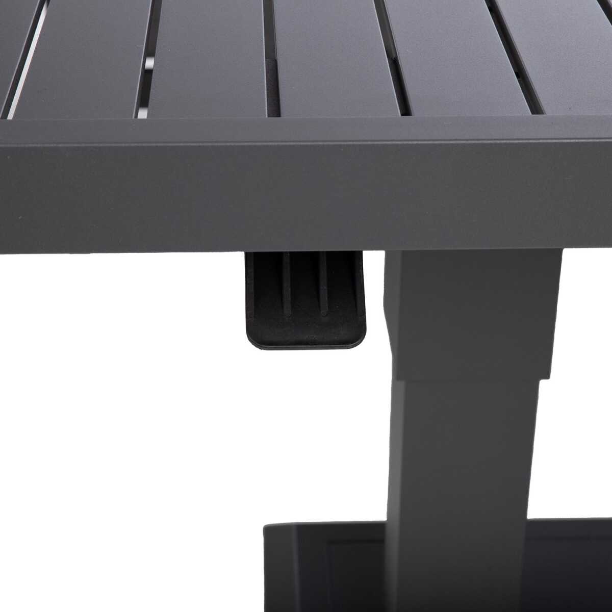 Aiamööblikomplekt BRISTOL laud, diivan ja 2 tooli, hall - Image 6