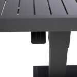 Aiamööblikomplekt BRISTOL laud, diivan ja 2 tooli, hall - Image 6