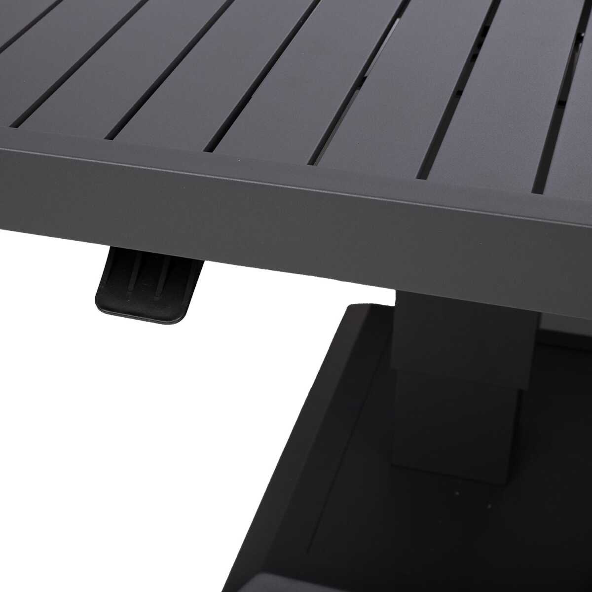 Aiamööblikomplekt BRISTOL nurgadiivan ja laud, hall - Image 5