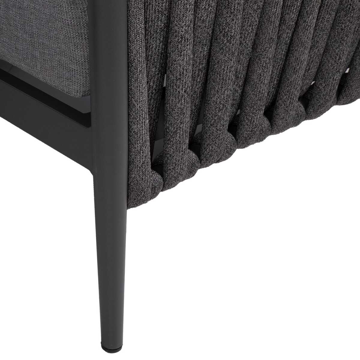 Aiamööblikomplekt BRISTOL nurgadiivan ja laud, hall - Image 7