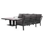 Aiamööblikomplekt RIO nurgadiivan ja laud, tumehall - Image 6