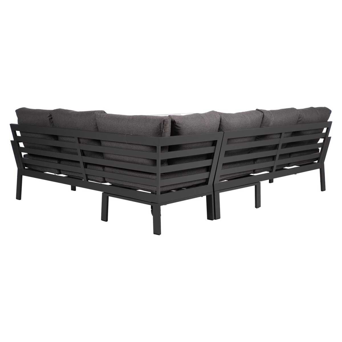 Aiamööblikomplekt RIO nurgadiivan ja laud, tumehall - Image 7