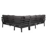 Aiamööblikomplekt RIO nurgadiivan ja laud, tumehall - Image 7