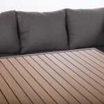 Aiamööblikomplekt RIO nurgadiivan ja laud, tumehall - Image 10