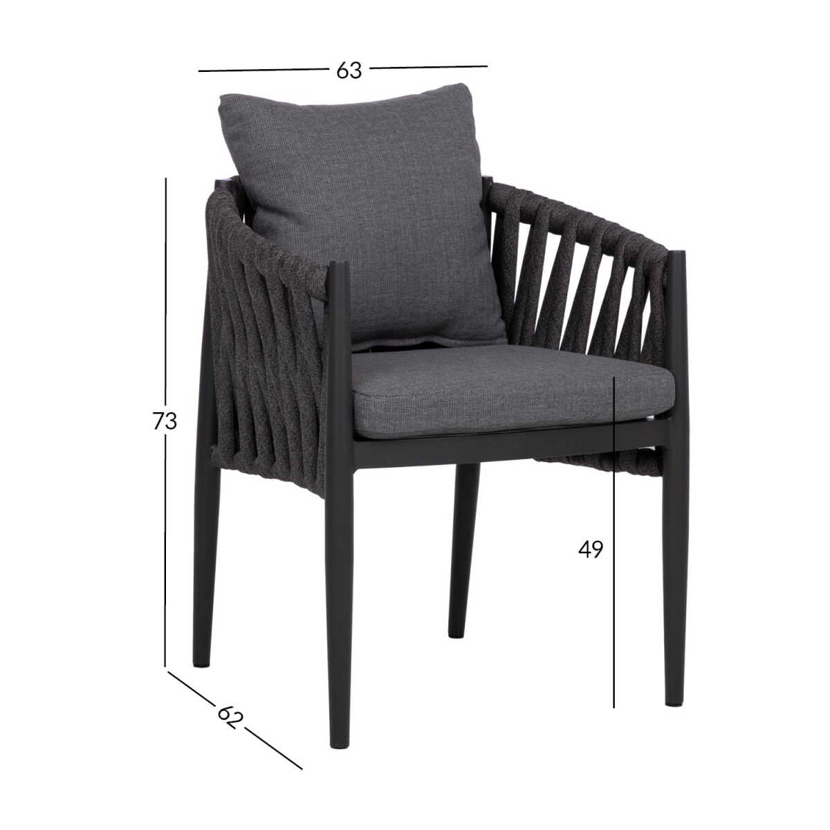 Tool BRISTOL 63x62xH73cm, hall - Image 2