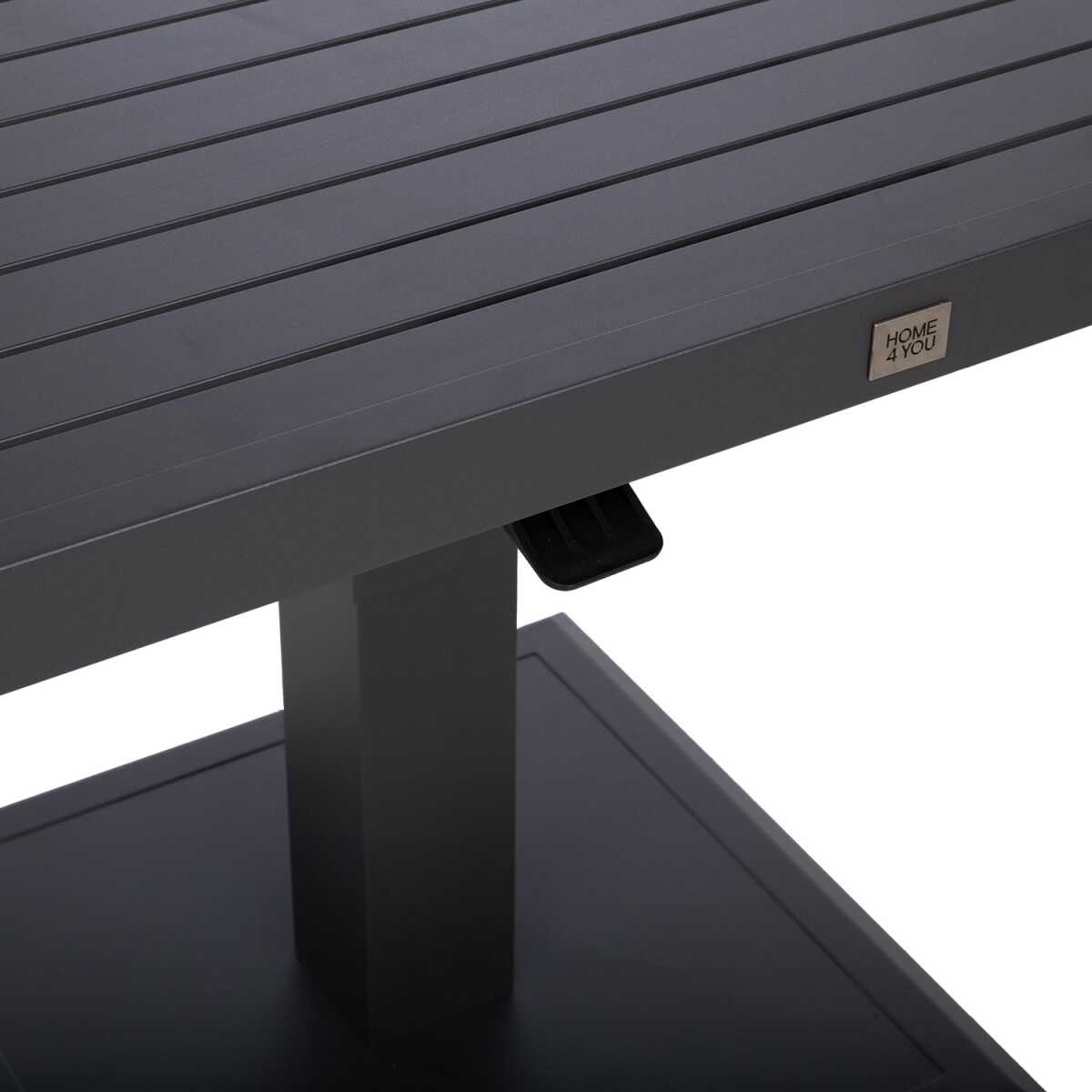 Laud TOMSON 85x85xH52-75cm, tumehall - Image 4