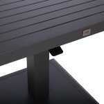 Laud TOMSON 85x85xH52-75cm, tumehall - Image 4