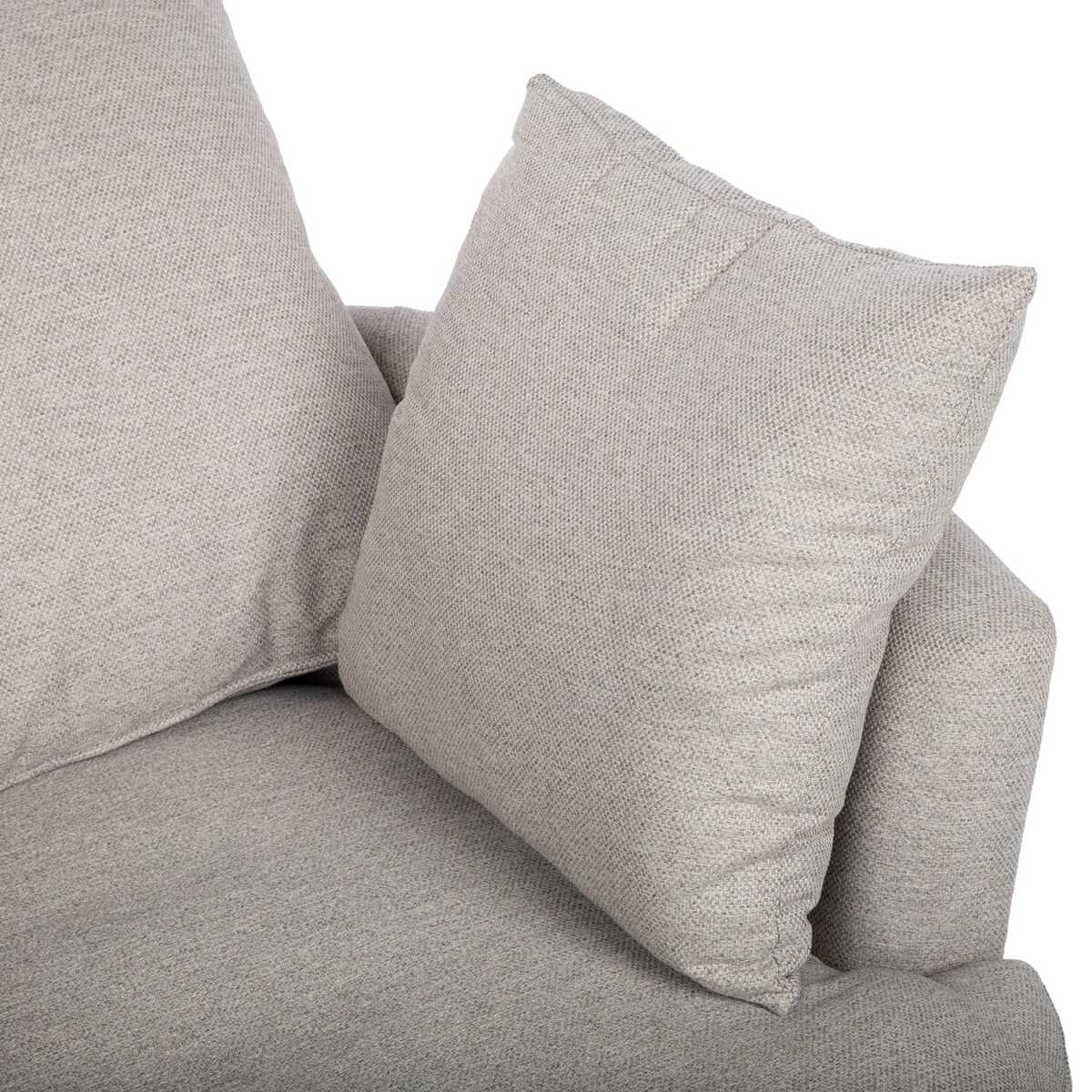 Tugitool FLUFFY pöörlev 110x105xH65/86cm, helehall - Image 6