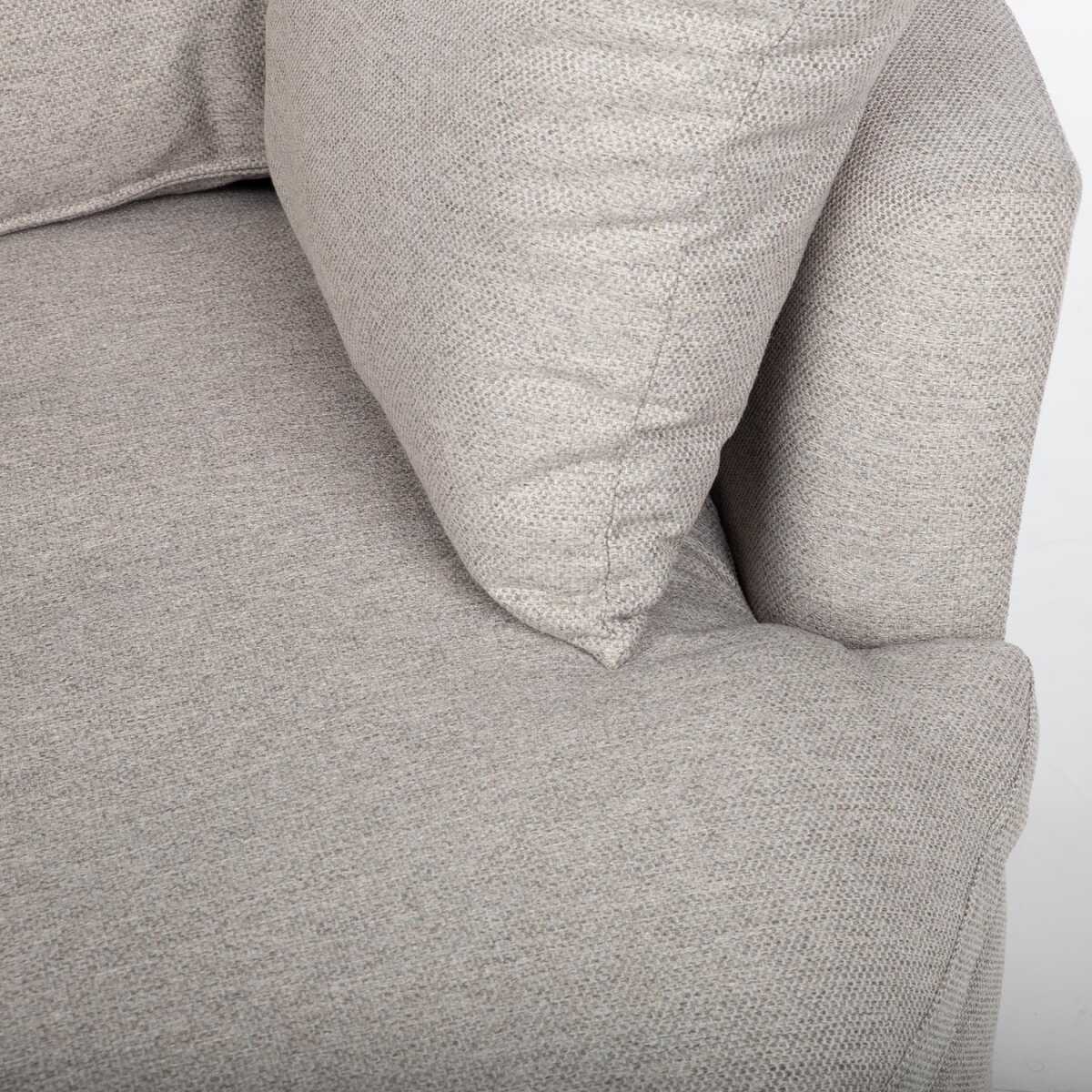 Tugitool FLUFFY pöörlev 110x105xH65/86cm, helehall - Image 10