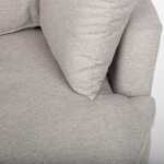 Tugitool FLUFFY pöörlev 110x105xH65/86cm, helehall - Image 10