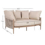 Diivan MEDINA 163,5x135xH71,5cm, beež - Image 2