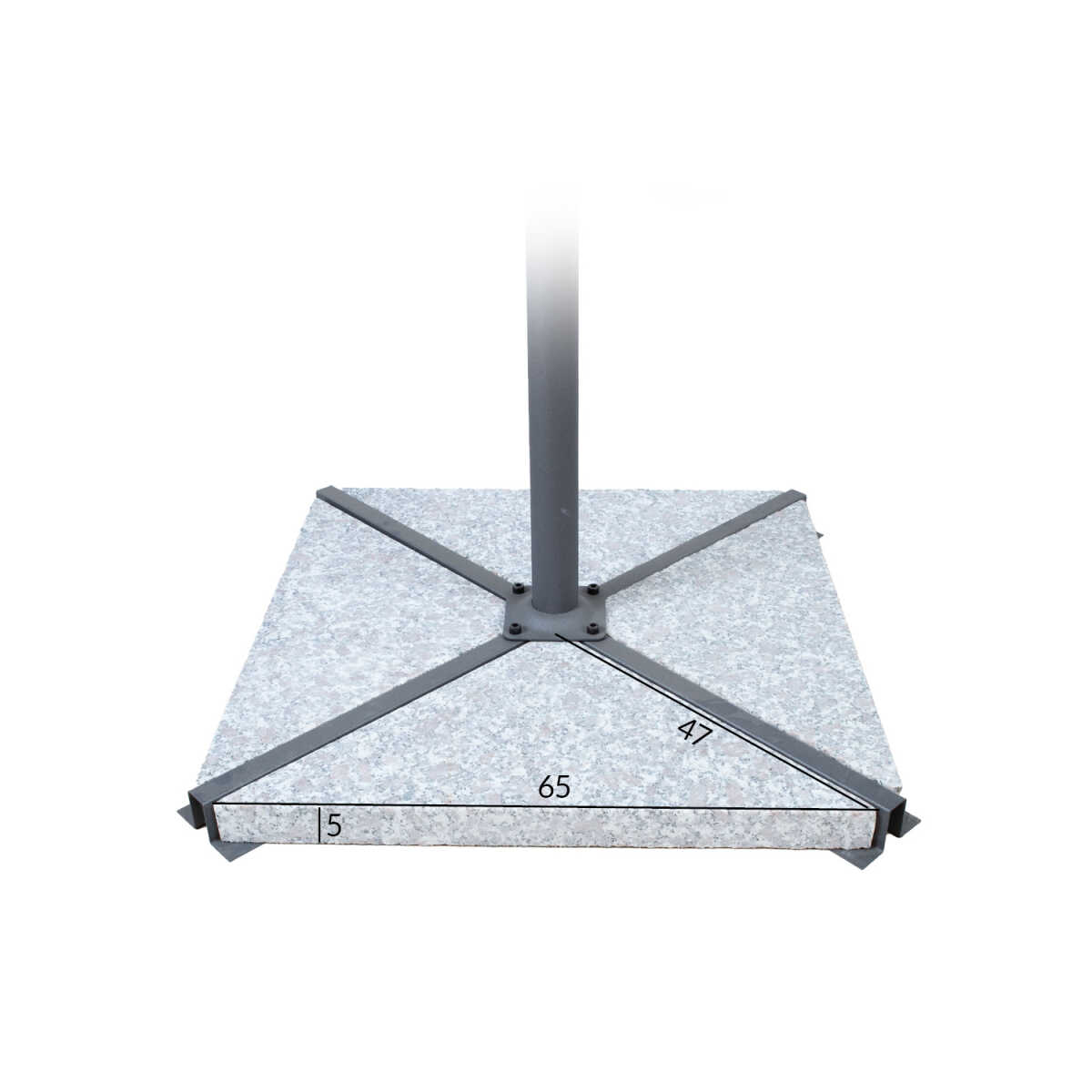 Päikesevarjualusekivid 4tk/56kg, graniit - Image 2