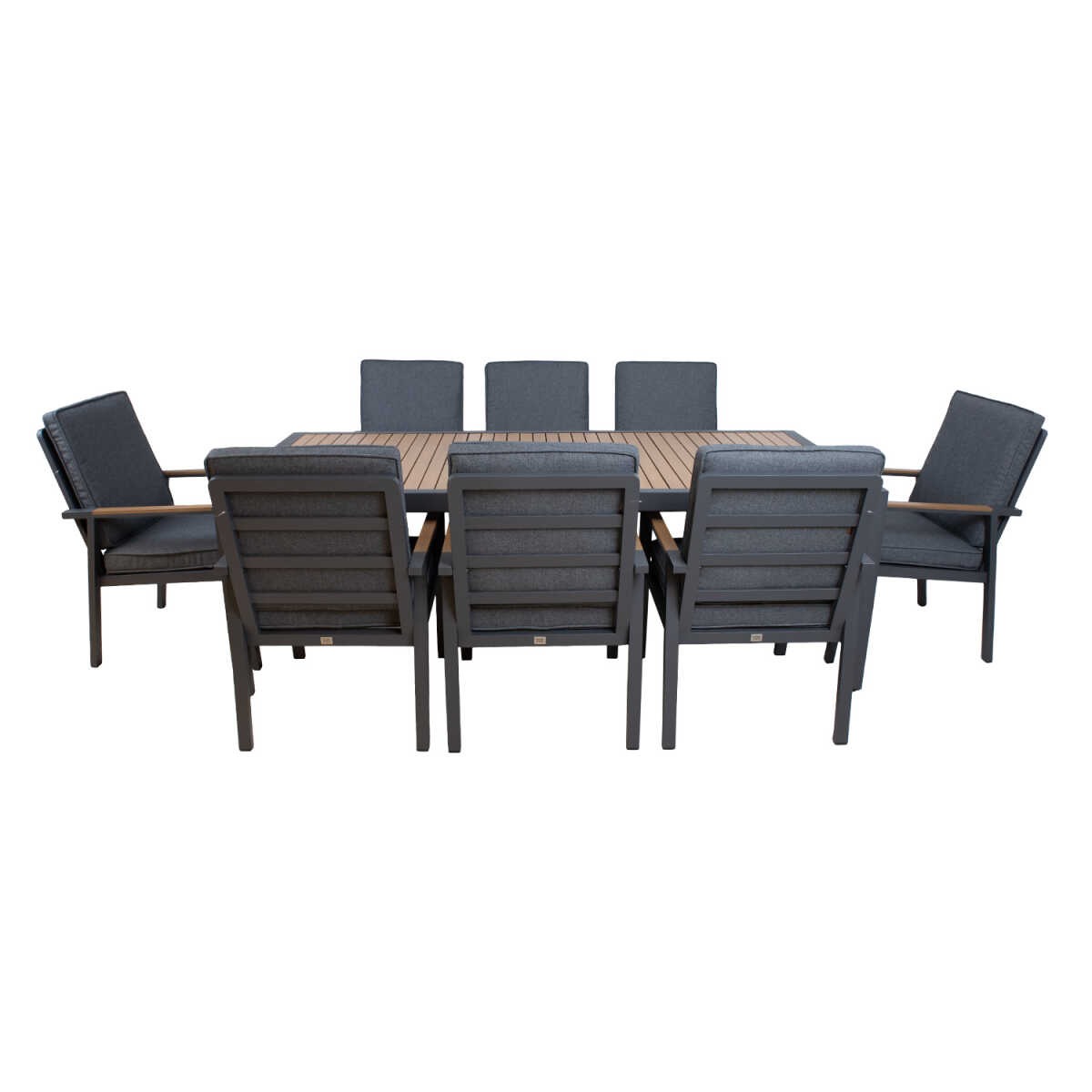 Aiamööblikomplekt PARKER laud ja 8 tooli - Image 4