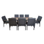 Aiamööblikomplekt PARKER laud ja 8 tooli - Image 4