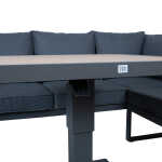 Aiamööblikomplekt PARKER 4-osaline, hall - Image 7