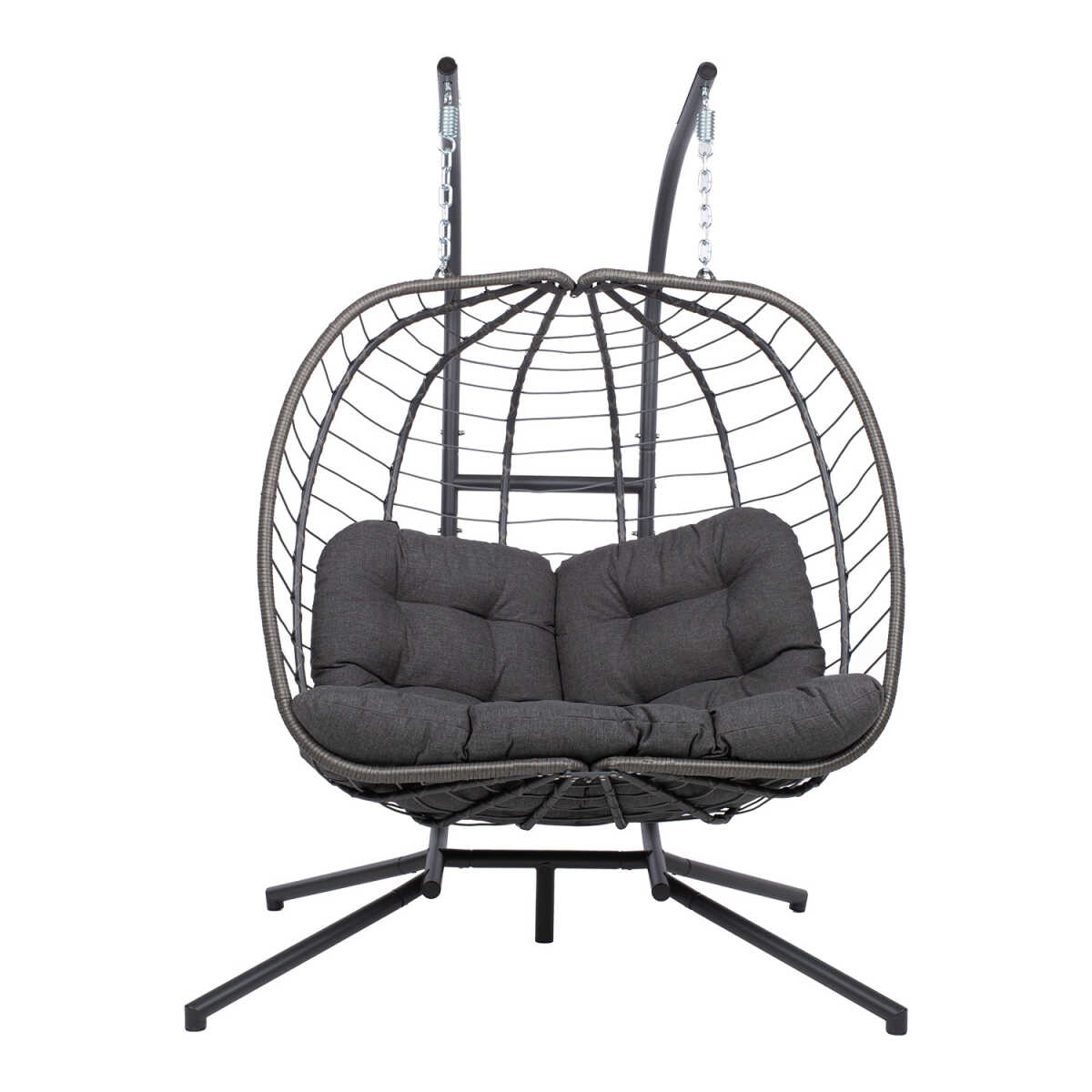 Ripptool FINSE 2-kohaline 142x106xH194cm, tumehall - Image 3