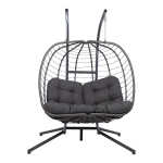 Ripptool FINSE 2-kohaline 142x106xH194cm, tumehall - Image 3