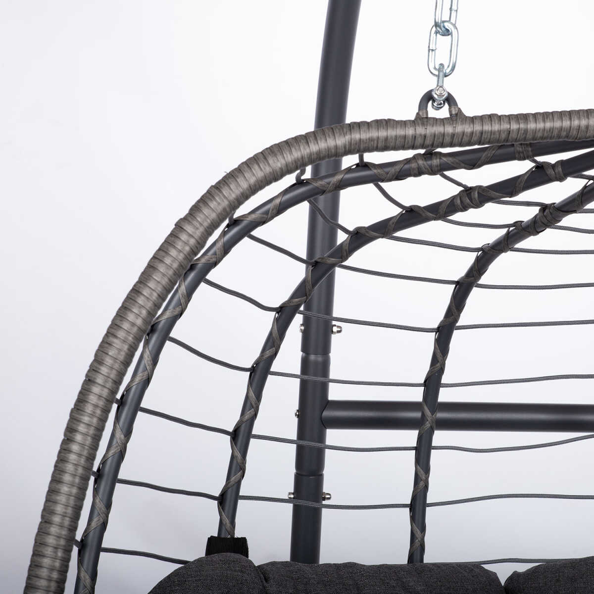 Ripptool FINSE 2-kohaline 142x106xH194cm, tumehall - Image 9