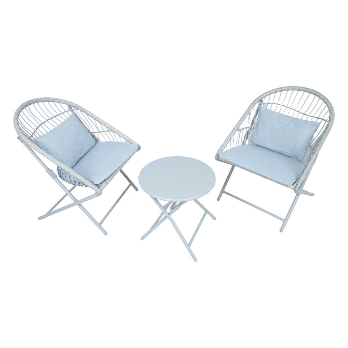 Rõdukomplekt YOLANDA 2 tooli ja laud, he - Image 2