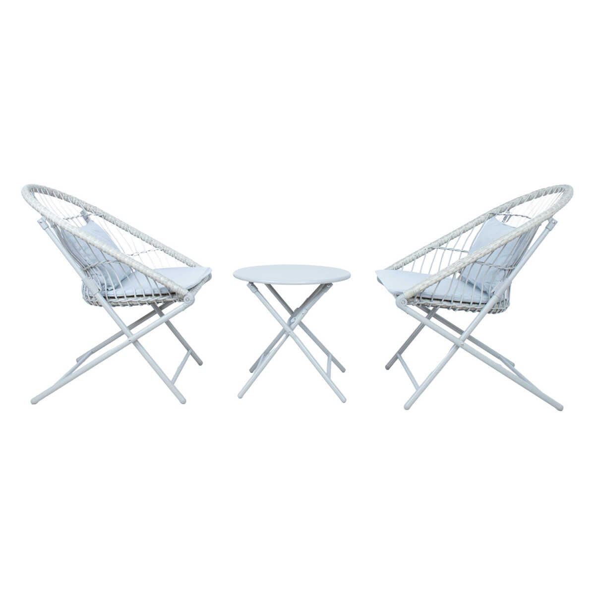 Rõdukomplekt YOLANDA 2 tooli ja laud, he - Image 3