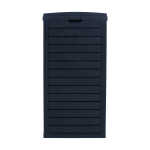 Prügikast GALA 41x41xH86cm/118L, must plastik - Image 3