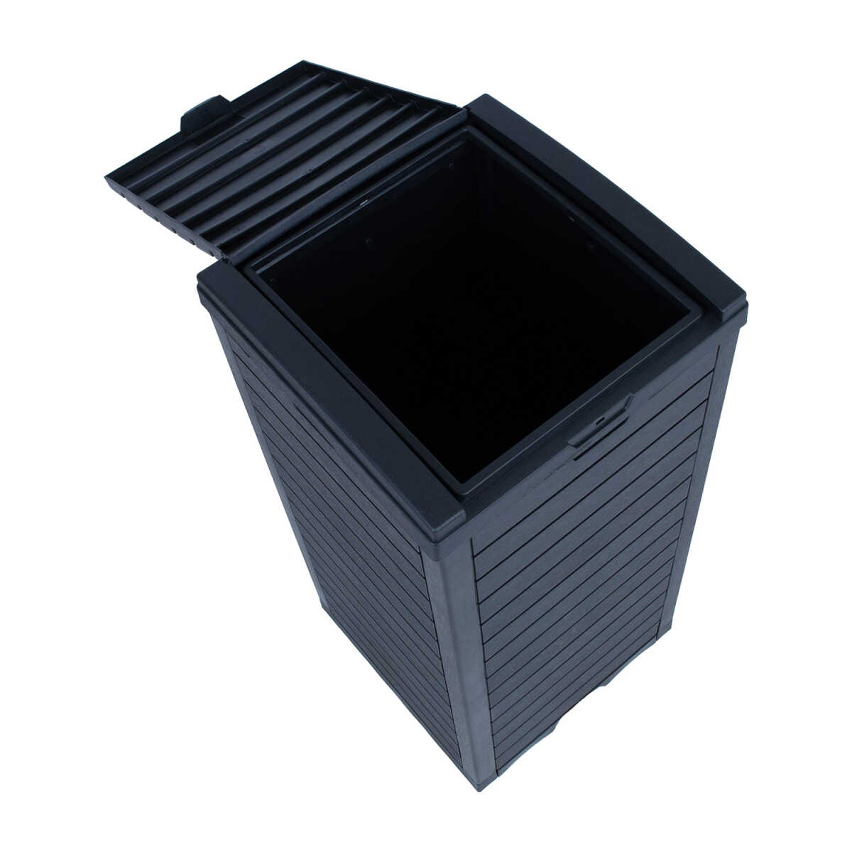 Prügikast GALA 41x41xH86cm/118L, must plastik - Image 5