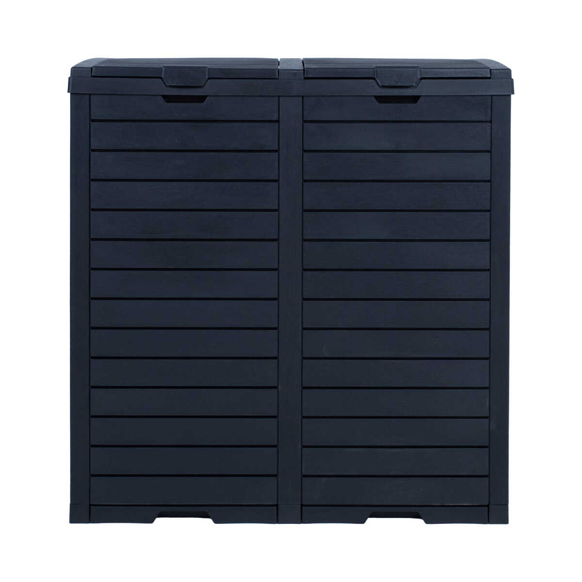 Prügikast GALA 78x41xH86cm/230L, must plastik - Image 2