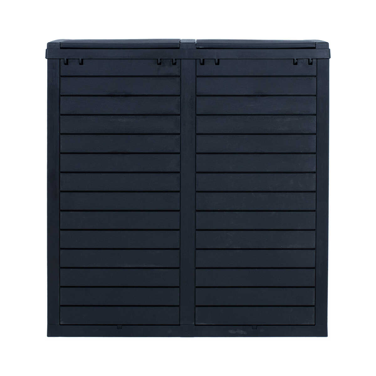 Prügikast GALA 78x41xH86cm/230L, must plastik - Image 4