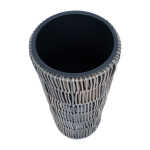 Lillepotiümbris WICKER D28xH50cm, hall - Image 2