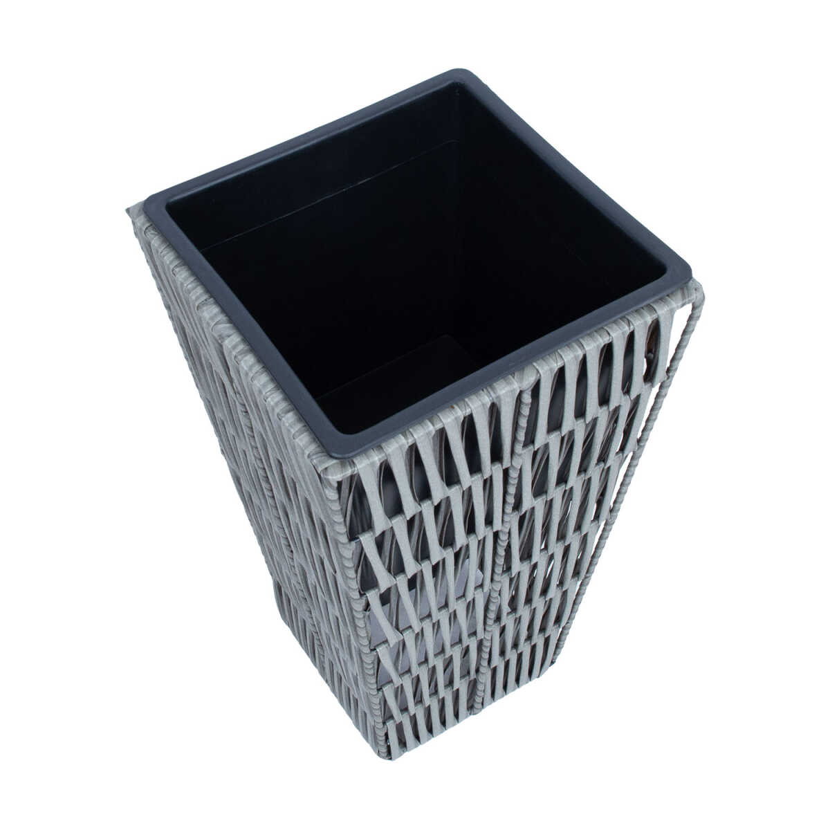 Lillepotiümbris WICKER 28x28xH50cm, hall - Image 3