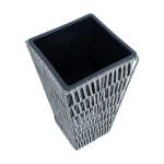 Lillepotiümbris WICKER 28x28xH50cm, hall - Image 3