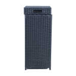 Prügikast WICKER 30x30xH71cm, must - Image 2