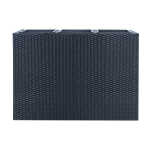 Lillekast WICKER 84x30xH62cm, must - Image 3