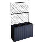 Lillekast WICKER taimetoega 83x29xH55/14