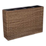 Lillekast WICKER 89x24xH60cm, helepruun - Image 2