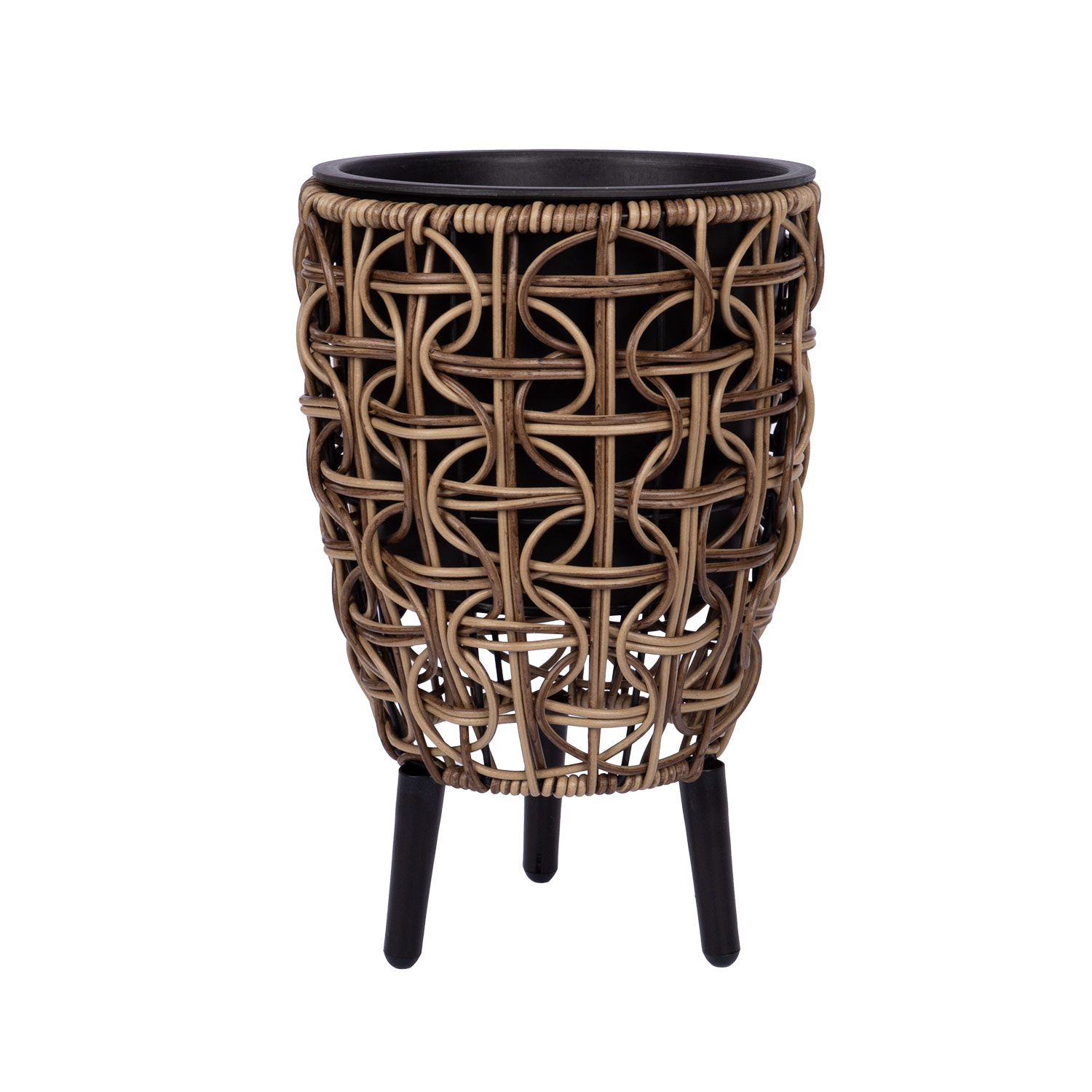 38221 Lillepott WICKER 21x21xH32cm, pruun - Image 1