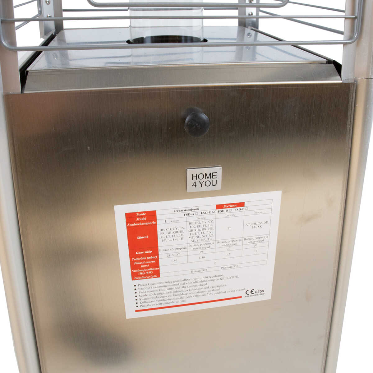 Gaasisoojendi TOWER H227cm, 13kW - Image 7