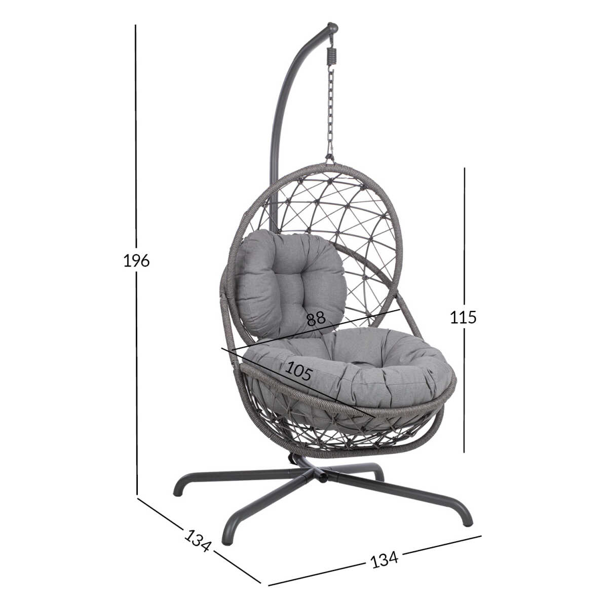 Ripptool AMARA 134x134xH196cm, hall - Image 2