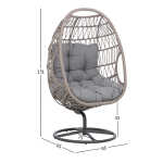 Puhketool CASSIA pöörlev 85x85xH151cm, hall - Image 2