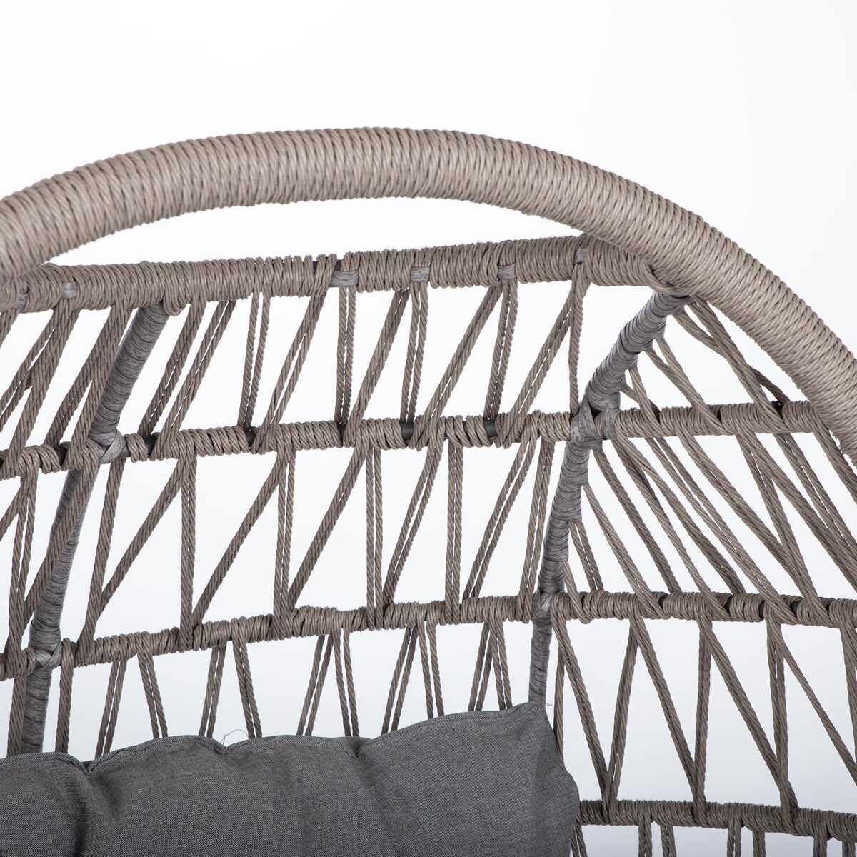 Puhketool CASSIA pöörlev 85x85xH151cm, hall - Image 6