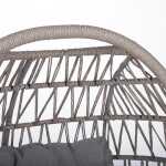 Puhketool CASSIA pöörlev 85x85xH151cm, hall - Image 6