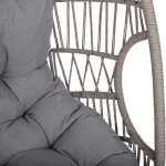 Puhketool CASSIA pöörlev 85x85xH151cm, hall - Image 7