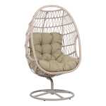 Puhketool CASSIA pöörlev 85x85xH151cm, beež