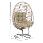 Puhketool CASSIA pöörlev 85x85xH151cm, beež - Image 2