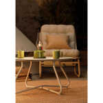 Aiamööblikomplekt SAMBA laud, diivan ja 2 tooli, helehall - Image 7