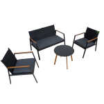 Aiamööblikomplekt ABER laud, diivan ja 2 tugitooli - Image 4