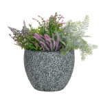 Lillepott FLORA D44xH36cm, must/hall - Image 2
