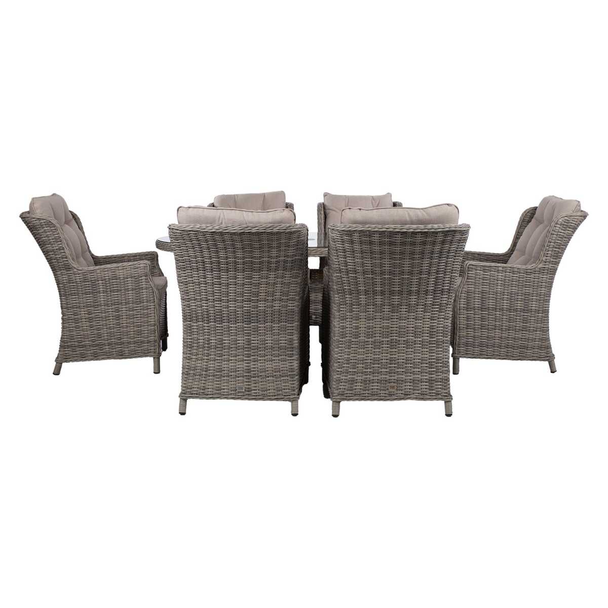 Aiamööblikomplekt TRENTO laud ja 6 tooli - Image 3